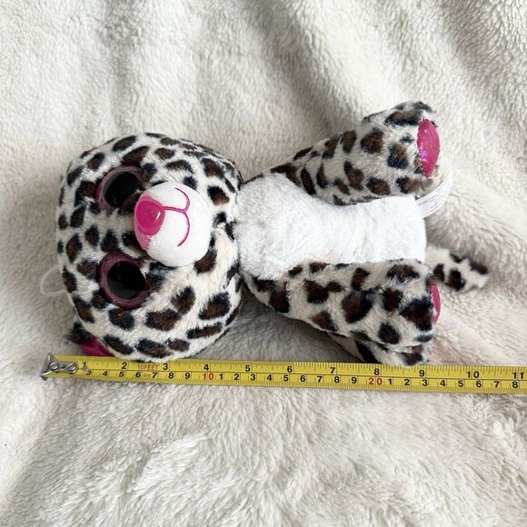 Scent Stations Big Sparkle Eye Pink Leopard Cat 9” Plush Toy - Picture 5 of 5